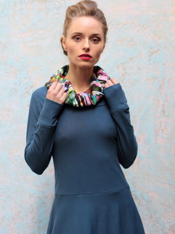 oekotex Baumwoll Kleid, Kapuzenkleid