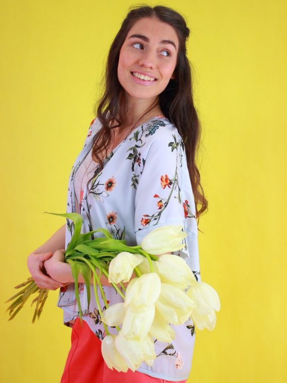 florale Kimono Jacke