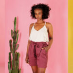 Tencel Shorts Alohma/ berry