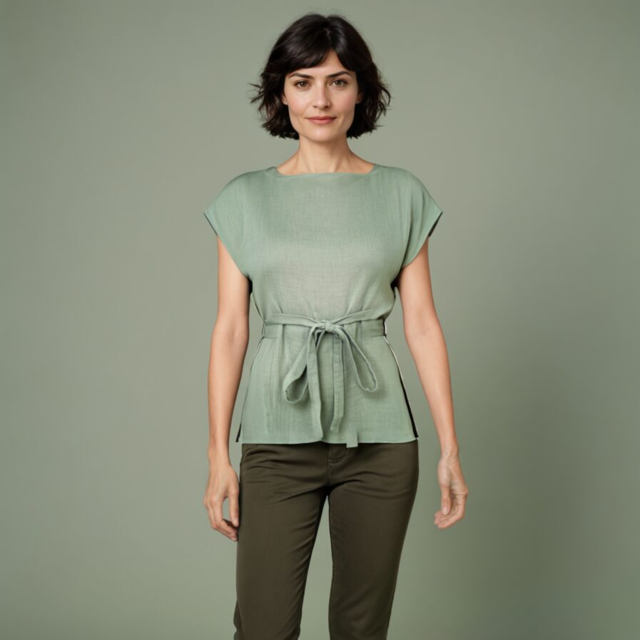 zero waste blouse