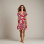 nachhaltige Wickelkleid mit Dschungelprint