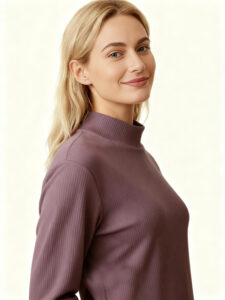 midi-kleid-bio-baumwolle-violett