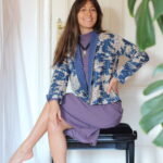 Kantha Jacke Sunaja – Handgefertigter Boho Cardigan aus recycelter Baumwolle